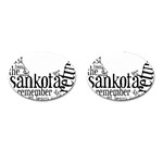 Sankofashirt Cufflinks (Oval)