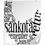 Sankofashirt Canvas 8  x 10  (Unframed)