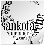 Sankofashirt Canvas 12  x 12  (Unframed)