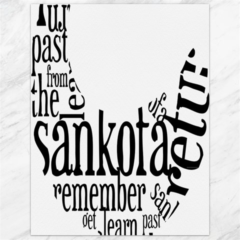 Sankofashirt Canvas 12  x 16  (Unframed) from ArtsNow.com 11.86 x15.41  Canvas - 1