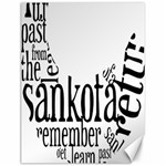 Sankofashirt Canvas 12  x 16  (Unframed)