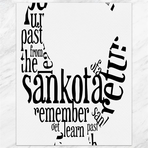 Sankofashirt Canvas 16  x 20  (Unframed) from ArtsNow.com 15.75 x19.29  Canvas - 1