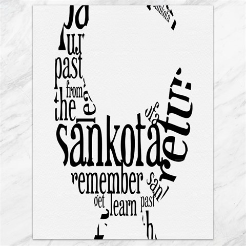 Sankofashirt Canvas 18  x 24  (Unframed) from ArtsNow.com 17.8 x23.08  Canvas - 1