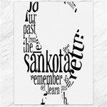 Sankofashirt Canvas 18  x 24  (Unframed)