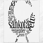 Sankofashirt Canvas 20  x 24  (Unframed)