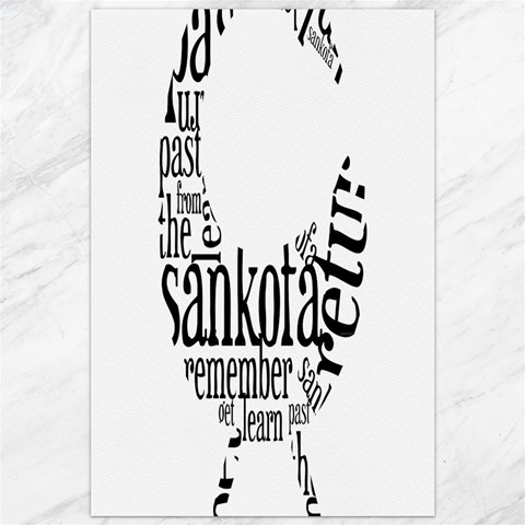 Sankofashirt Canvas 20  x 30  (Unframed) from ArtsNow.com 19.62 x28.9  Canvas - 1