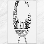 Sankofashirt Canvas 20  x 30  (Unframed)