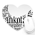 Sankofashirt Mouse Pad (Heart)