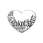 Sankofashirt Drink Coasters (Heart)