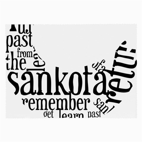 Sankofashirt Glasses Cloth (Large) from ArtsNow.com Front