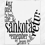 Sankofashirt Canvas 11  x 14  (Unframed)