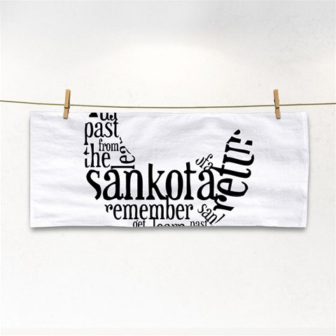 Sankofashirt Hand Towel from ArtsNow.com Front