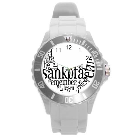 Sankofashirt Plastic Sport Watch (Large) from ArtsNow.com Front