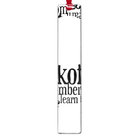 Sankofashirt Large Bookmark from ArtsNow.com Front