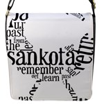 Sankofashirt Flap Closure Messenger Bag (Small)