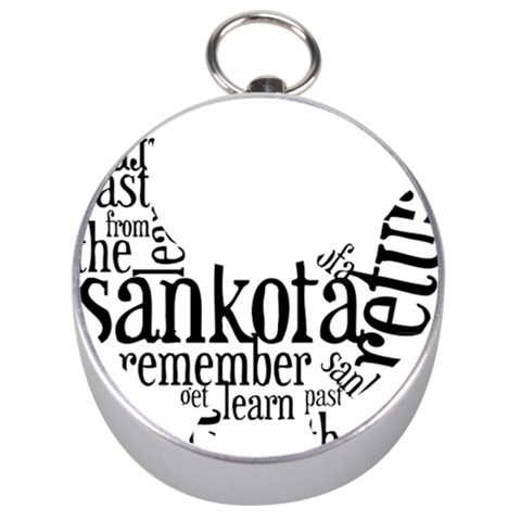 Sankofashirt Silver Compass from ArtsNow.com Front
