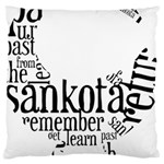 Sankofashirt Large Flano Cushion Case (One Side)