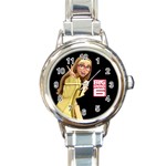 BIG HERO 6 HONEY LEMON ROUND ITALIAN CHARM WATCH Round Italian Charm Watch