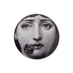 FORNASETTI ART 4 PC COASTER SET Rubber Round Coaster (4 pack)