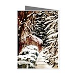 Castle Yard in Winter -AveHurley ArtRevu.com- Mini Greeting Cards (Pkg of 8)