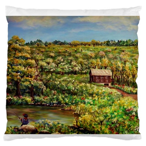 Tenant House In Summer By Ave Hurley   Standard Flano Cushion Case (Two Sides) from ArtsNow.com Front