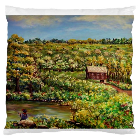 Tenant House In Summer By Ave Hurley   Standard Flano Cushion Case (Two Sides) from ArtsNow.com Back