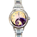 The-Nightmare-Before-Christmas-nightmare-before-christmas-68261_1024_768 Round Italian Charm Watch