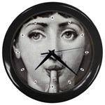 FORNASETTI 10  WALL CLOCK Wall Clock (Black)