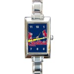 111 Rectangular Italian Charm Watch