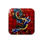 Dragon Rubber Square Coaster (4 pack)