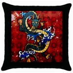 Dragon Throw Pillow Case (Black)