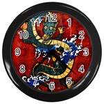 Dragon Wall Clock (Black)