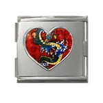 Dragon Mega Link Heart Italian Charm (18mm)