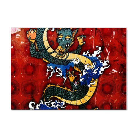 Dragon Sticker A4 (10 pack) from ArtsNow.com Front