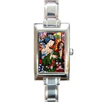 Geisha Rectangular Italian Charm Watch