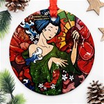 Geisha Ornament (Round)