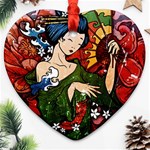 Geisha Ornament (Heart)