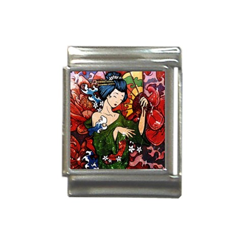Geisha Italian Charm (13mm) from ArtsNow.com Front