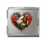 Geisha Mega Link Heart Italian Charm (18mm)