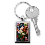 Geisha Key Chain (Rectangle)