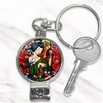 Geisha Nail Clippers Key Chain