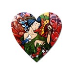Geisha Magnet (Heart)