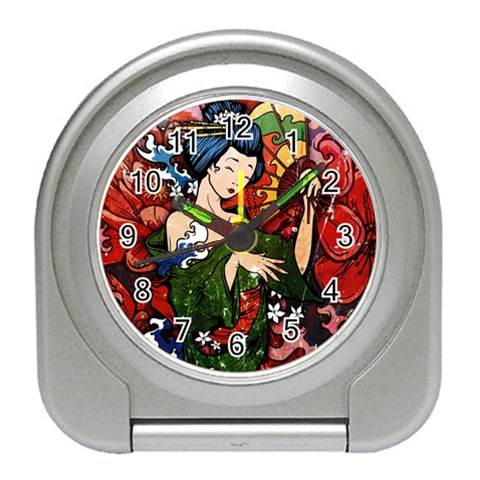 Geisha Travel Alarm Clock from ArtsNow.com Front