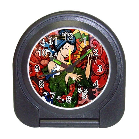 Geisha Travel Alarm Clock from ArtsNow.com Front