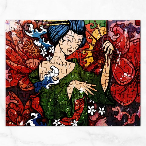 Geisha Jigsaw Puzzle (Rectangular) from ArtsNow.com Front