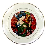 Geisha Porcelain Plate