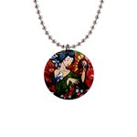 Geisha 1  Button Necklace