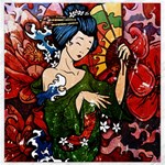 Geisha Canvas 16  x 16 