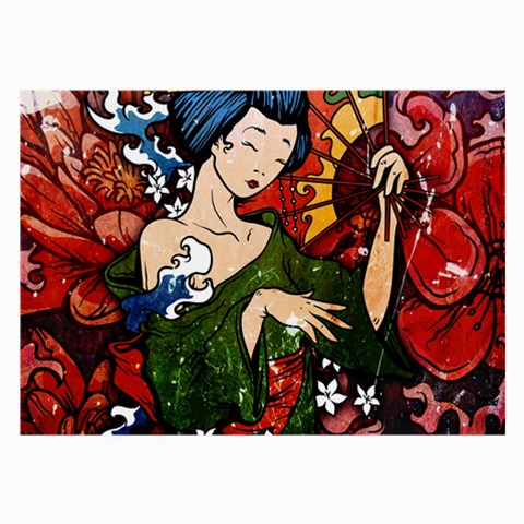 Geisha Glasses Cloth (Large) from ArtsNow.com Front