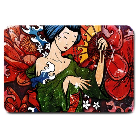 Geisha Large Doormat from ArtsNow.com 30 x20  Door Mat